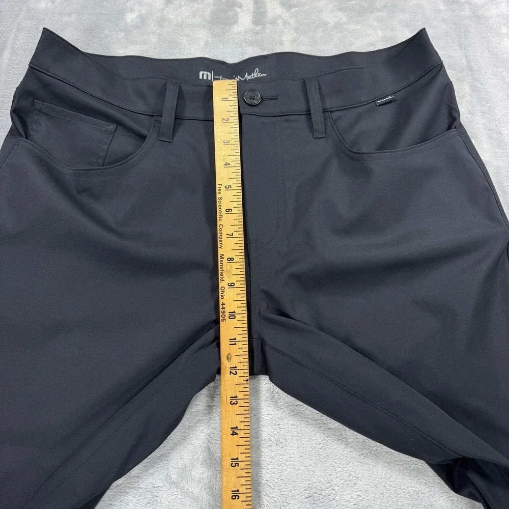TRAVIS MATHEW Open To Close Performance Golf Pants Mens‎ 34 (Fits 36x28.5) Black